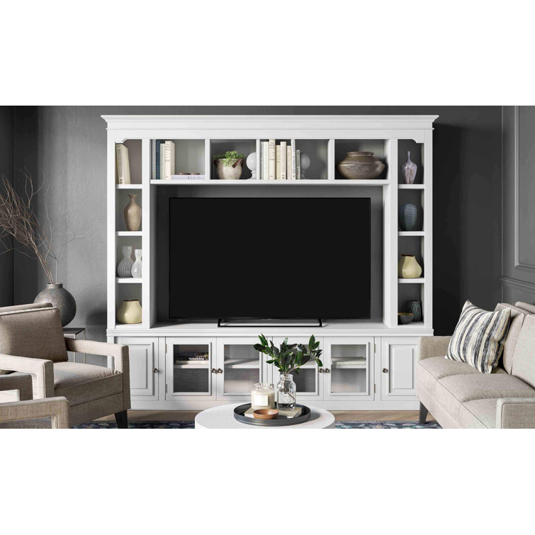 White entertainment 2024 center wayfair